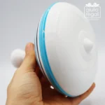 Trottola in porcellana con ingranaggio Celeste - immagine 4