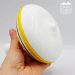 Trottola in porcellana con ingranaggio Gialla - immagine 4