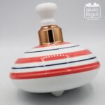 Trottola profumatore in porcellana Rossa