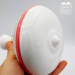 Trottola in porcellana con ingranaggio Rossa - immagine 3