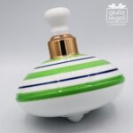 Trottola profumatore in porcellana Verde