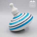 Trottola profumatore in porcellana Celeste