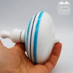 Trottola profumatore in porcellana Celeste - immagine 4