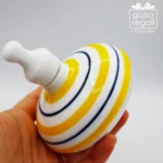 Trottola profumatore in porcellana Gialla - immagine 3