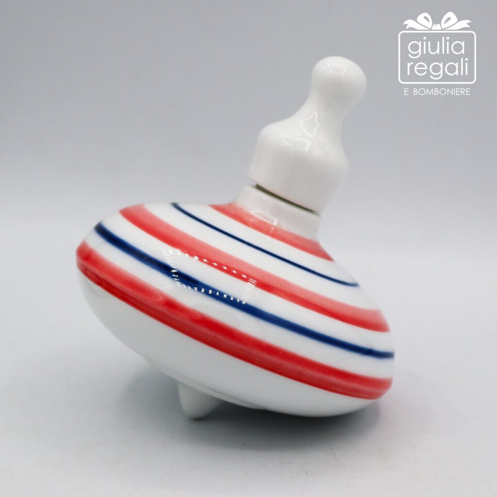 Trottola profumatore in porcellana Rossa