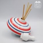 Trottola profumatore in porcellana Rossa