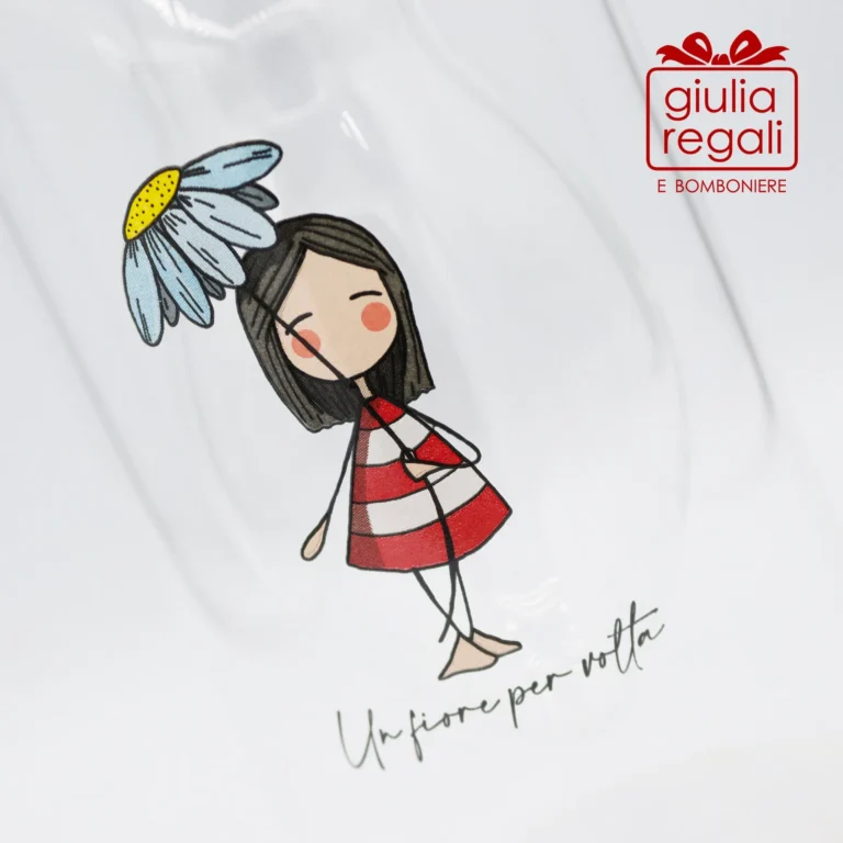 Vaso portafiori in vetro La Tipa Cuorematto