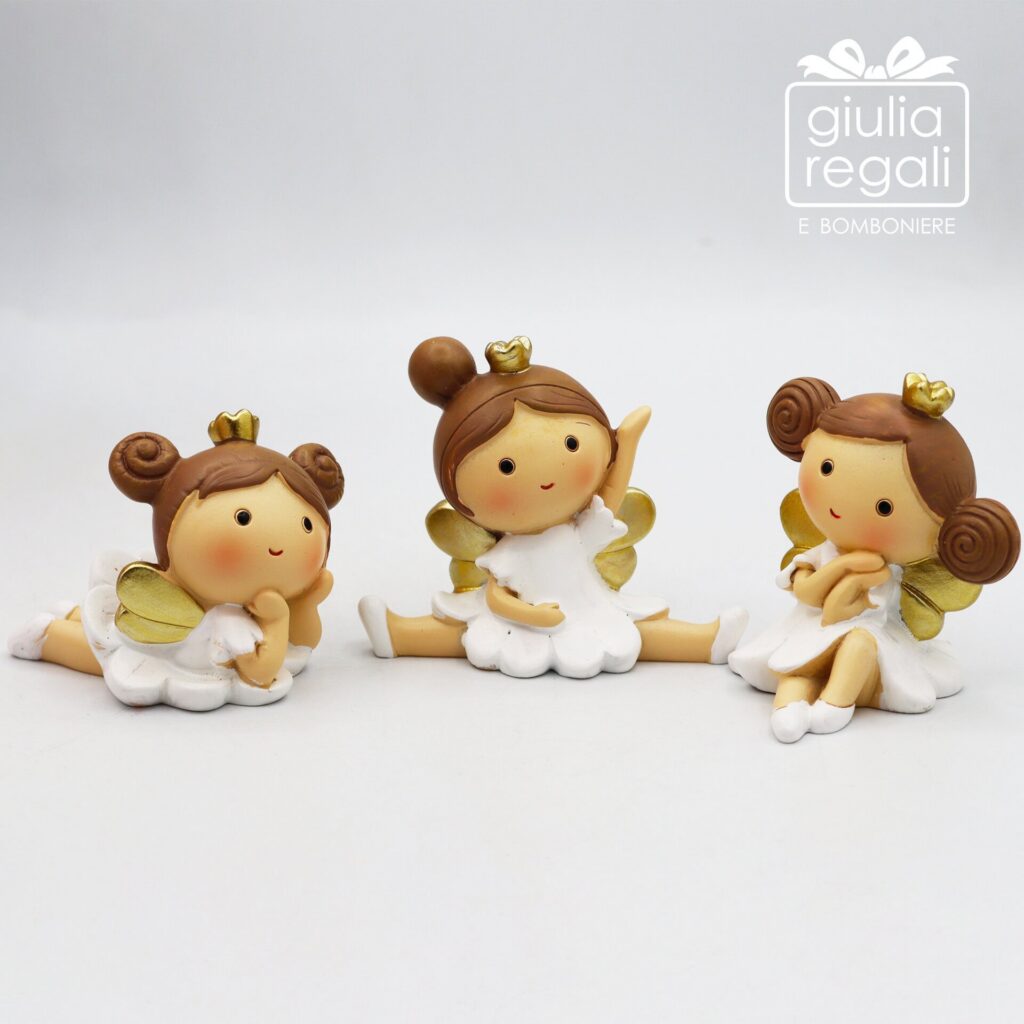 Bomboniere Statuina ballerina fatina principessa assortita 5 cm