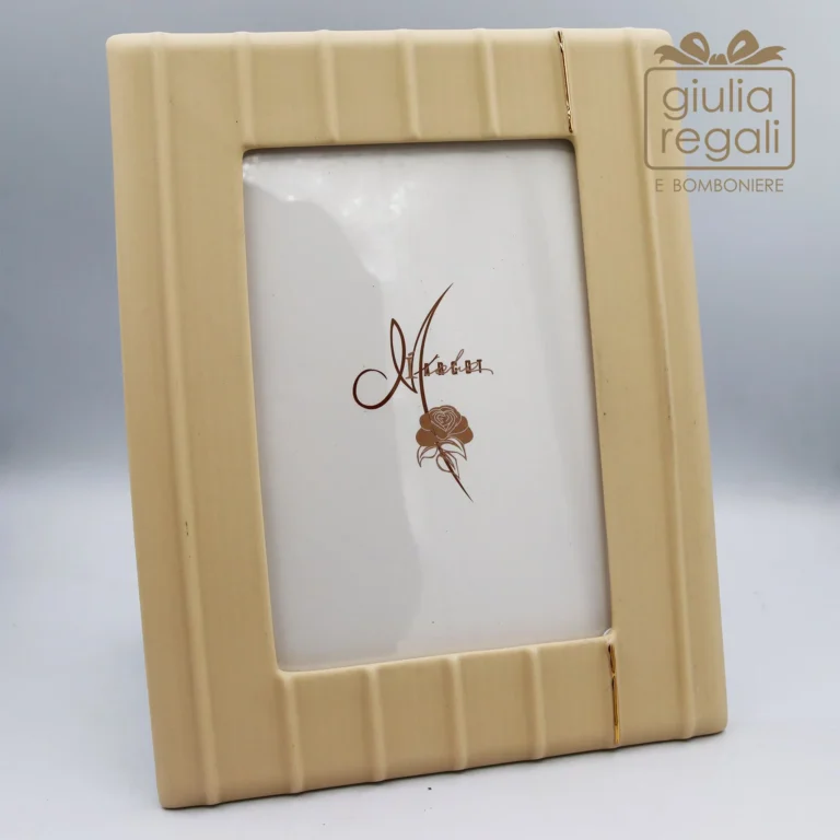 Cornice portafoto con inserto oro Inoka Home Milano