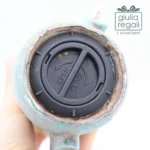 Salvadanaio bambola giapponese Yuuko in resina - 16 cm