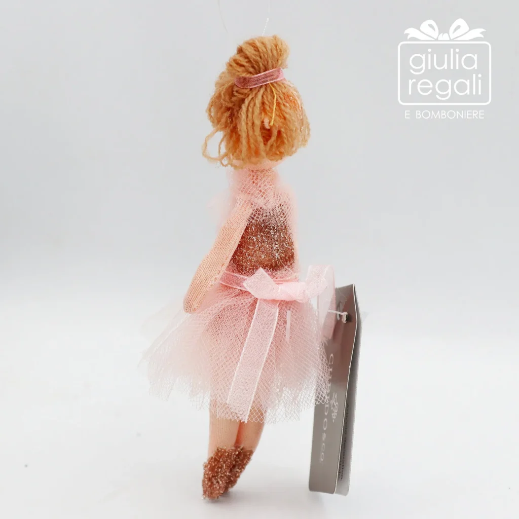 Bambolina in stoffa tutu rosa