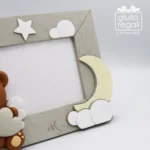 Quadretto portafoto con orsetto per bambini