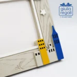 Quadretto portafoto con supereroe per bambini